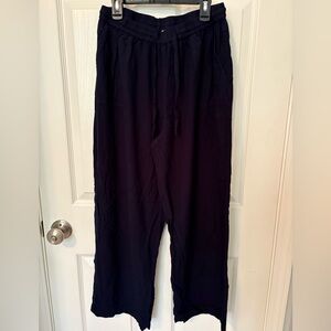 Navy Relaxed Fit Pants